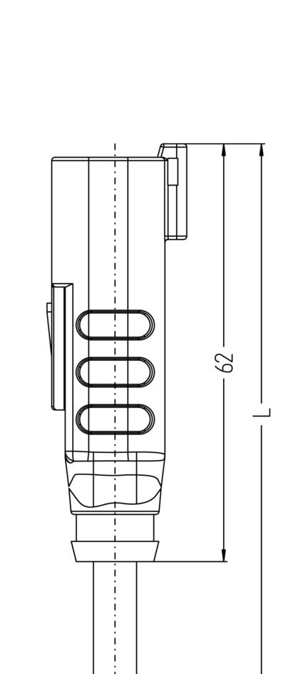 ET, female, straight, 4 poles, ET, male, straight, 4 poles, Mobile Automation