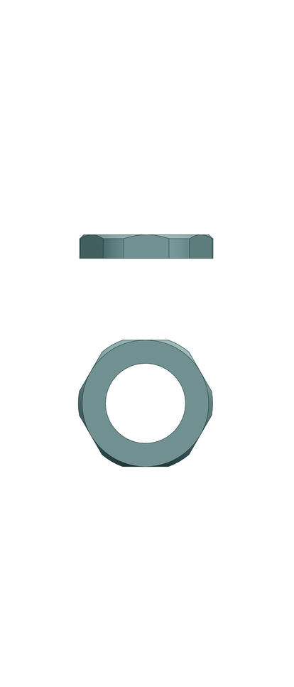 Spare nuts for receptacle, QTY 1