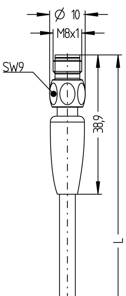 M8, female, straight, 3 poles, M8, male, straight, 3 poles, Food & Beverage