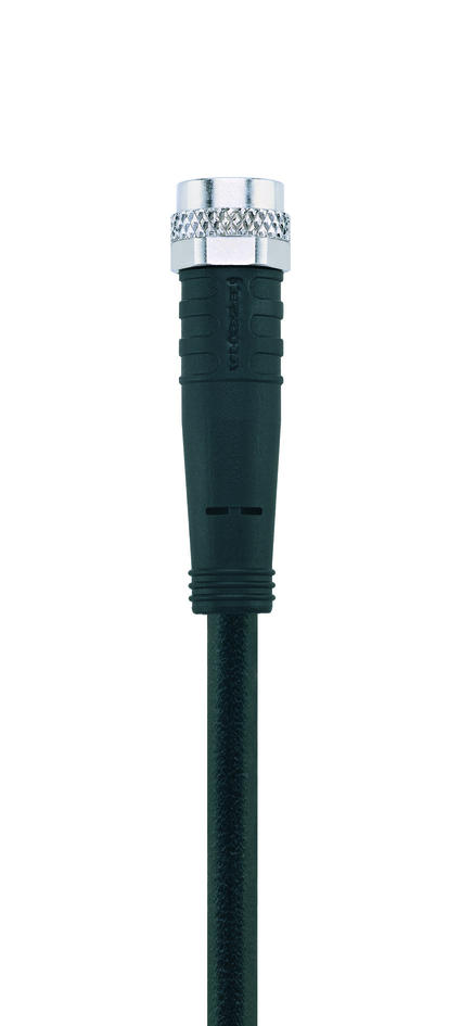 M8, female, straight, 4 poles, M12, male, straight, 4 poles, sensor-/actuator cable