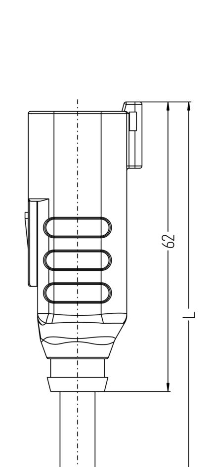 ET, female, straight, 6 poles, ET, male, straight, 6 poles, Mobile Automation