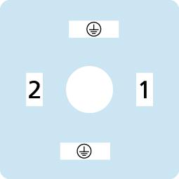 Ventilstecker, Bauform C, 2+PE gebrückt, Sensor-/Aktorleitung