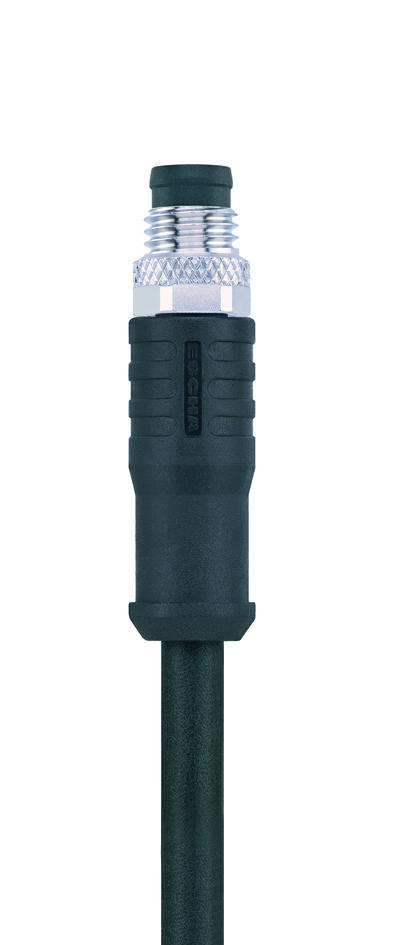 M8, female, angled, 5 poles, M8, male, straight, 5 poles, shielded, sensor-/actuator cable