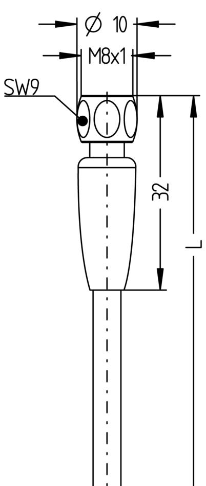 M8, female, straight, 3 poles, M8, male, straight, 3 poles, Food & Beverage