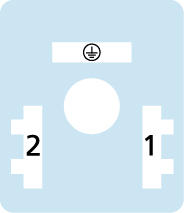 Ventilstecker, Bauform B, 2+PE, Transildiode, Sensor-/Aktorleitung