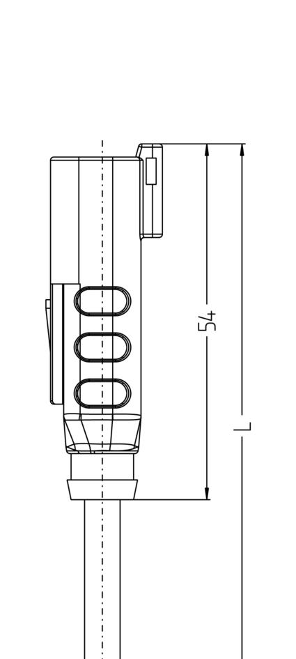 ET, male, straight, 2 poles, Mobile Automation