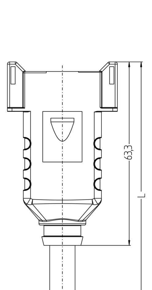 ET, male, straight, 8 poles, Mobile Automation