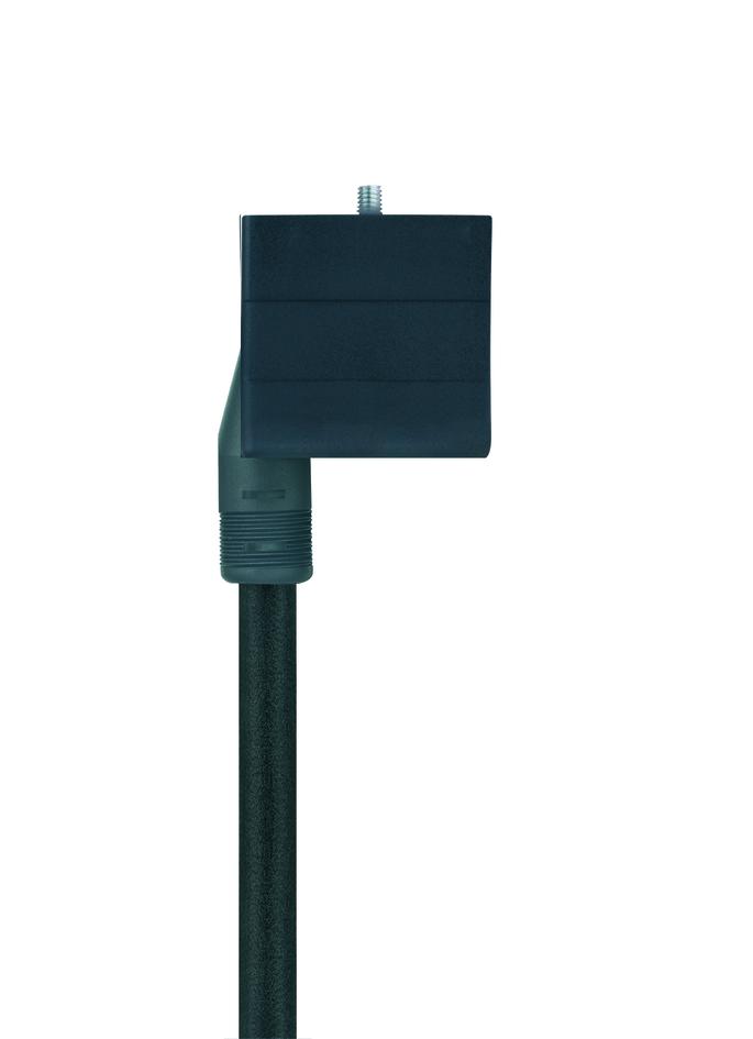 Valve connector, housing style A, straight, 2+PE bridged, grip body with thread, rail approved