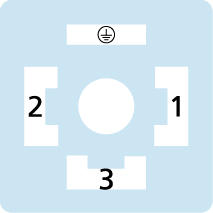 Valve connector, housing style A, 3+PE, M12, male, angled, 4+PE, wire contact, sensor-/actuator cable