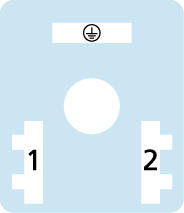 Ventilstecker, Bauform BI, 2+PE, Transildiode, Sensor-/Aktorleitung