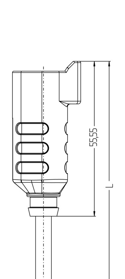 ET, male, straight, 3 poles, Mobile Automation