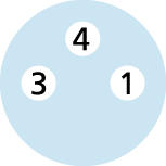 I/O-junctions passive, 10 ports, fixed cable connection, M8, female, 3 poles