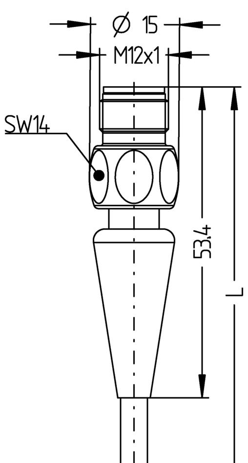 M12, female, straight, 3 poles, M12, male, straight, 3 poles, Food & Beverage