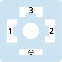 阀连接器, 防护类型 A, 3+PE, M12, 公头, 直型, 4+PE, 线芯连接