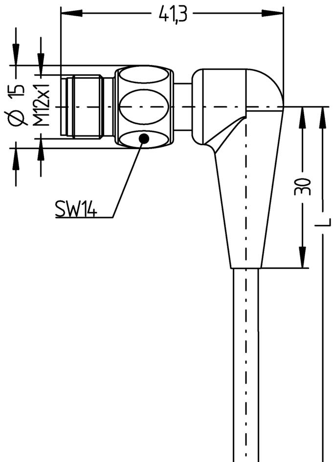 M12, female, angled, 3 poles, M12, male, angled, 3 poles, Food & Beverage