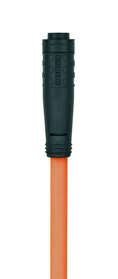 Ø8mm 快插, 母头, 直型, 4针脚, 传感器/执行器电缆