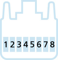 M12, Stecker, gewinkelt, 8-polig, X-codiert, RJ45, Stecker, gerade, 8-polig, geschirmt, Industrial Ethernet 10 GBit/s