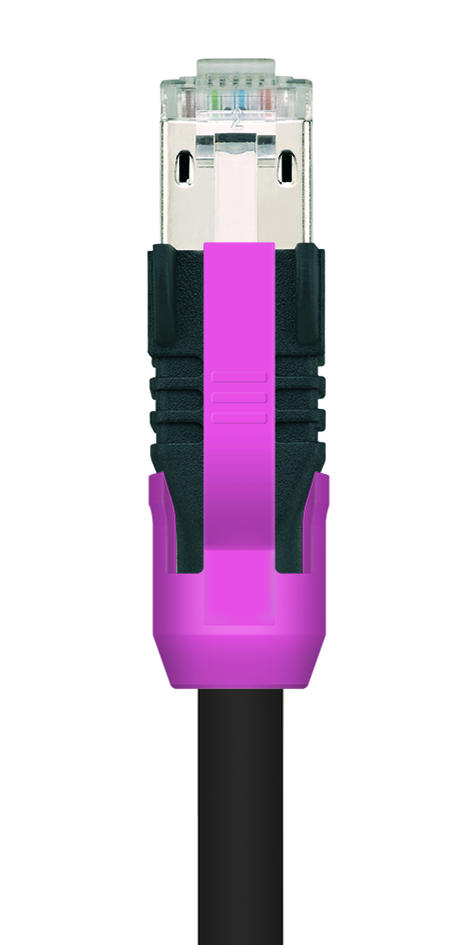 Unlocking clip, RJ45, pink, QTY 10